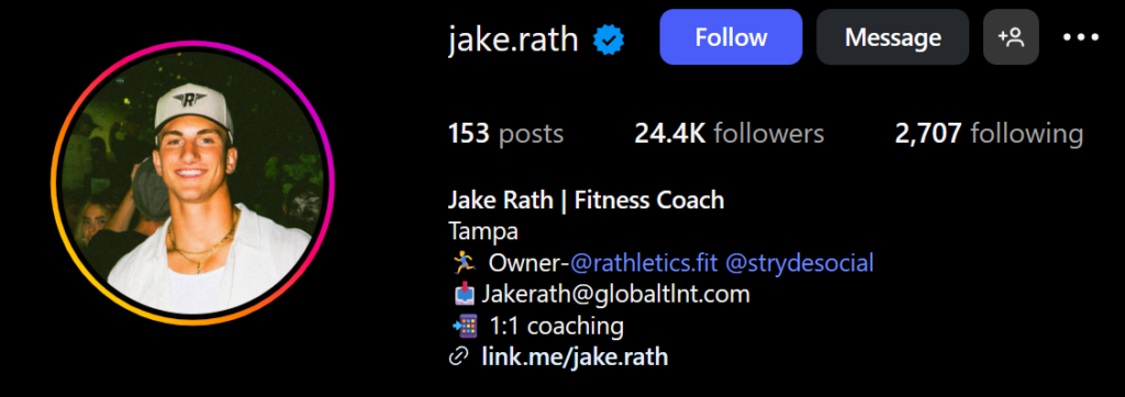 Instagram profile name settings
