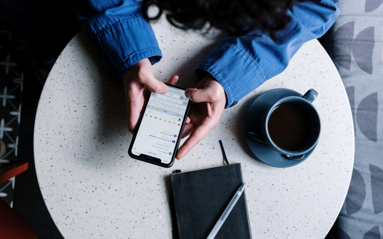 Vertical video being prepared for social publishing